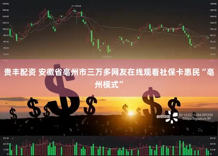 贵丰配资 安徽省亳州市三万多网友在线观看社保卡惠民“亳州模式”