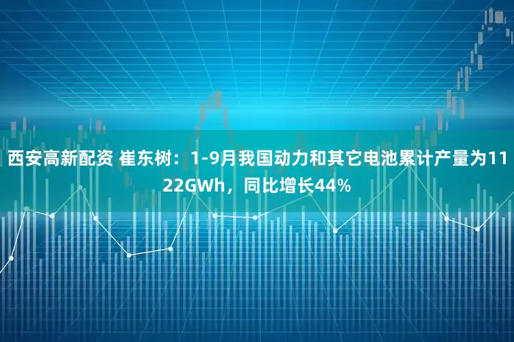 西安高新配资 崔东树：1-9月我国动力和其它电池累计产量为1122GWh，同比增长44%